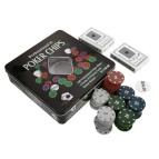 Набор Poker Game Set 100ps в металлической коробке №100-L