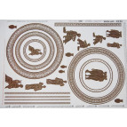 Декупажная карта-бумага 50*70см 99016 Греция круглый орнамент