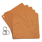 Заготовка для альбома 20*20,5см 6ст Голуби