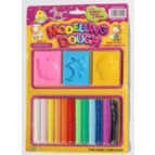 Пластилин 12 цв. MODELLING DOUGH + формочки 6706