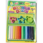 Пластилин 12 цв. MODELLING DOUGH + формочки 6702