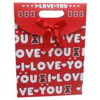 Пакет подарочный бумажный LULU в310*ш240*т120мм 88701