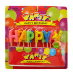 Свечи-набор для торта Camis 071-2 Буквы Happy Birthday
