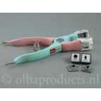 Дырокол фигурный для скрапбукинга ОЛБА Микровысечка с 2-я насадками Цветок и Листок OLB-020073