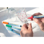 Маркер по стеклу KREUL Glass Color Pen Голубой Турецкий (обжиг)  KR-42658