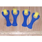 Валик поролоновый 25мм Набор 4шт АДХ-0002