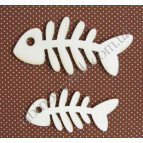 Чипборд (высечка) Albinos Рыба 2шт 3*5,5/4*8см АЛБ-000013