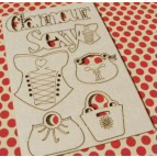 Чипборд (высечка) Albinos Sexy 5шт (от2,5*2.5см до 5*5.5см) АЛБ-000280