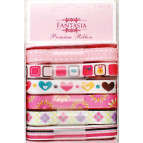 Набор ленточек из ткани Fantasia ribbon Сладости 6шт, 1м
