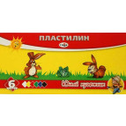 Пластилин 6цв. ГАММА Юный Художник 84г стек 280042