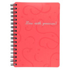 Блокнот на спирали А6 80л. пластик Buromax Barocco 2589-610