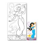 Картина раскраска с контурами на холсте, с красками 1 ВЕРЕСНЯ 15*30см Жасмин 950963