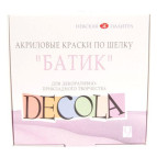 Краска акриловая для ткани Decola ЗХК Невская Палитра набор 9цв. по 50мл 352272/4441449