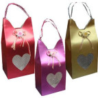 Пакет подарочный бумажный LULU в240*ш145*т100мм 50003 короб с высечкой Серцє