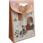 Пакет подарочный бумажный LULU в165*ш125*т55мм 90803/90903