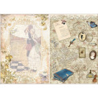 Декупажная карта-бумага 21*30см 45г/м 01148 Любовное письмо