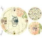 Декупажная карта-бумага 21*30см 45г/м 01463 Чайное утро