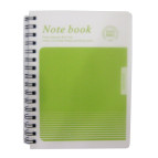 Блокнот на спирали А6 48л. пластиковая обложка 5050