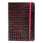 Блокнот А6 (9*14см) 96л. Лидер с резинкой (молескин) 5602-13