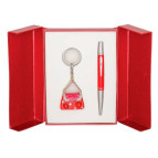 Ручки в наборе Langres Purse 1шт+брелок красный LS.122005-05