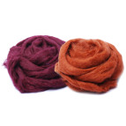 Шерсть кардочес MARGO набор Бордовые оттенки №1(C11A, C12) 2цв*20г