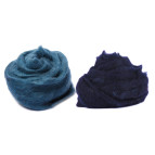 Шерсть кардочес MARGO набор Синие оттенки №1(C19, C22) 2цв*20г