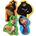 Пазлы Беби Vladi Toys Маша и Медведь (Белка). VT1106-15
