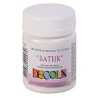 Краска акриловая для шелка ЗХК Невская Палитра DECOLA Батик 50мл Белая 4420104