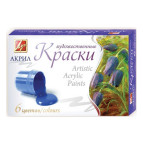 Краски акриловые ЛУЧ набор 6цв. по 20мл художественные  350920