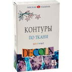 Контурная краска Decola ЗХК Невская Палитра цветные набор 4цв. по 18 мл 5441379