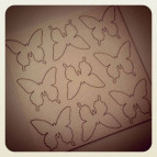 Чипборд (высечка) Albinos Бабочки №3 9шт АЛБ-000291