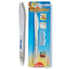 Нож трафаретный 9мм с аллюмин +запасн.лезвия(6шт.) MORN SUN MS-11333