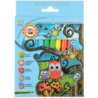 Фломастеры 12цв. Koh-i-Noor Совята картон 771012AB02KS