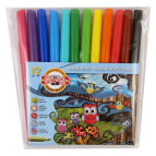 Фломастеры 12цв. Koh-i-Noor Совята блистер 771012AB01TE