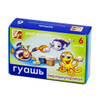 Гуашь ЛУЧ набор 6 цв. по 15 мл Перламутровая 22С 1400-08