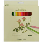 Карандаши цветные 24цв. Aihao AH9015-24