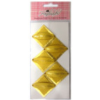 Украшения для скрапбукинга самоклеющиеся EnoGreeting Ромбики золотые 5 шт. HM-000-05