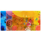 Папка-конверт А4 с кнопкой с принтом Бабочки HM-FC-8106