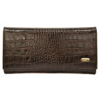 Кошелек кожаный Canpellini 346-11 Кроко коричневый