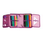 Пенал 1 отделение с 2 отворотами с наполнением StarPak School mix 189295