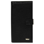 Кошелёк кожаный  Canpellini 1407-7 с блокнотом Ролекс черный