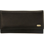 Кошелек кожаный Canpellini 346-1 Гладкий чёрный