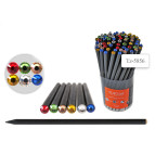 Карандаш простой графитный Tukzar черное дерево, со стразами Tz-5856