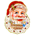 Украшение новогоднее бумажное - Плакат двухсторонний №5302-1 54*41см укр.