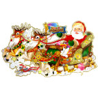 Украшение новогоднее бумажное - Плакат двухсторонний №8301-111 96*57см укр.