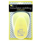 Дырокол фигурный Dalprint вырубка 7см Сердечки стилизованные DL-JCDZ-130-200