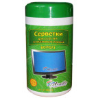 Салфетки для оргтехники+TFT и LCD Арника в банке 100шт 30661