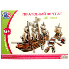Набор для творчества Ухтишко 3D пазл Пиратский фрегат 951100