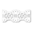 Лента бумажная самокл. Heyda Барокко Белая 24мм*2м  204880086