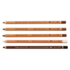 Карандаш графитный CRETACOLOR для набросков Набор 3шт. Сепия темная